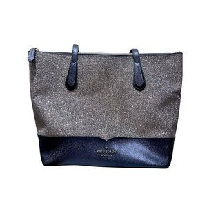 Kate Spade Lola Glitter Tote- Navy 50427024
